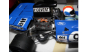 модель F1 формула-1 1/18 Tyrrell-Ford 003 1971 #9 F. Cevert Exoto металл, масштабная модель, 1:18