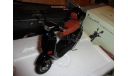 модель скутер -мотороллер 1/12 Vespa Piaggio 2000 чёрный Autoart металл, масштабная модель мотоцикла, 1:12