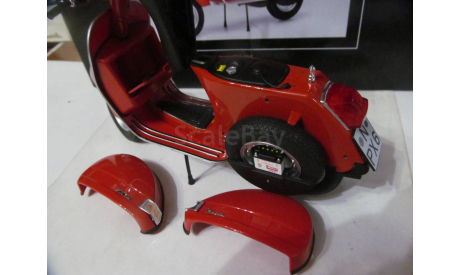 1/10 модель мотороллер скутер Vespa PX125 Schuco металл, масштабная модель мотоцикла, 1:10