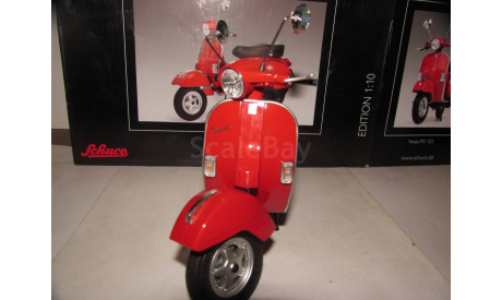 1/10 модель мотороллер скутер Vespa PX125 Schuco металл, масштабная модель мотоцикла, 1:10