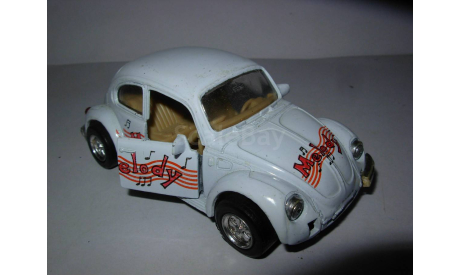 модель 1/36 Volkswagen Beetle 1303 Жук VW Welly металл 1:36 Pull Back, масштабная модель, scale35
