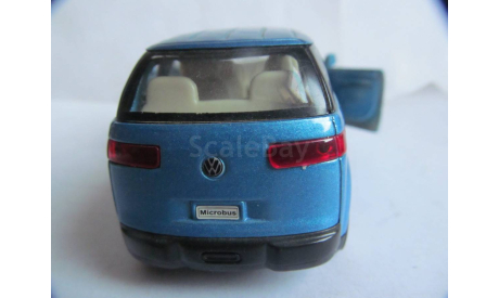 модель 1/36 микроавтобус Volkswagen Combi Microbus Concept Car Welly 1:36 1/38 1:38 VW, масштабная модель, scale35