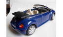 модель 1/18 VW Volkswagen New Beetle Convertible/Cabrio металл Welly, масштабная модель, 1:18