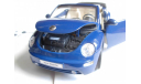 модель 1/18 VW Volkswagen New Beetle Convertible/Cabrio металл Welly, масштабная модель, 1:18