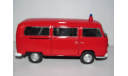 модель пожарный 1/38 Volkswagen T2 Type 2 Bus 1972 VW Welly металл 1:38 1/36 1:36 Pull Back пожарная, масштабная модель, scale35