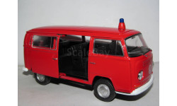 модель пожарный 1/38 Volkswagen T2 Type 2 Bus 1972 VW Welly металл 1:38 1/36 1:36 Pull Back пожарная