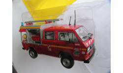 модель 1/43 пожарный Volkswagen T3 Ixo металл 1:43 пожарная VW