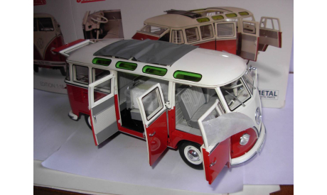 модель 1/18 микроавтобус Volkswagen VW T1b Samba Schuco металл 1:18, масштабная модель, scale18