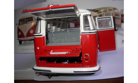 модель 1/18 микроавтобус Volkswagen VW T1b Samba Schuco металл 1:18, масштабная модель, scale18