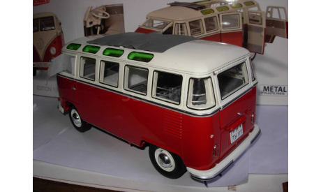модель 1/18 микроавтобус Volkswagen VW T1b Samba Schuco металл 1:18, масштабная модель, scale18