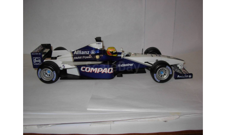 модель F1 Формула 1 1/18 Williams BMW FW22 launch version 2001 #5 Ralf Schumacher Hot Wheels / Mattel металл 1:18, масштабная модель, scale18, Hot Wheels/Mattel.