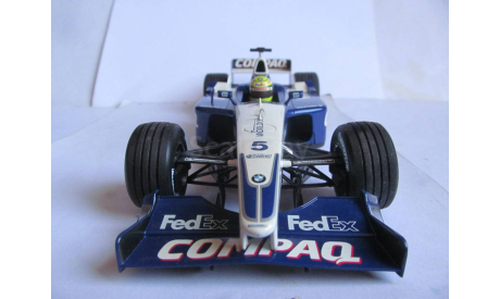 модель F1 Формула 1 1/18 Williams BMW FW23 Launch version 2002 #5 Ralf Schumacher Minichamps металл 1:18, масштабная модель, scale18