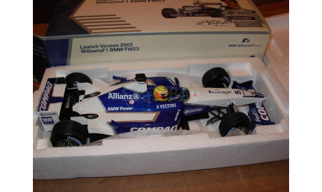 модель F1 Формула 1 1/18 Williams BMW FW23 Launch version 2002 #5 Ralf Schumacher Minichamps металл 1:18, масштабная модель