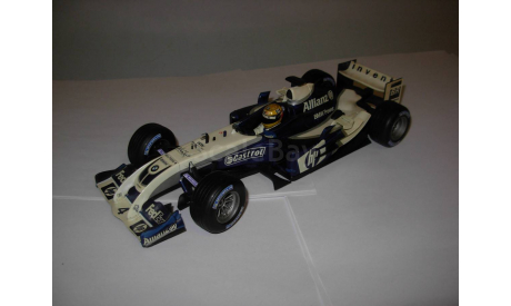 модель F1 Формула 1 1/18 Williams BMW FW26 2004 #4 Ralf Schumacher Hot Wheels / Mattel металл 1:18, масштабная модель, scale18, Hot Wheels/Mattel.