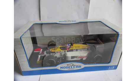 модель 1/18  F1 Формула-1 Williams FW11 #5 Mansell British GP 1986 MCG Model Car Group металл 1:18 1500S, масштабная модель, scale18
