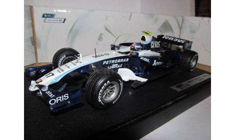 модель F1 Формула 1 1/18 Williams Toyota BMW FW29 2007 #17 Alex Wurz Hot Wheels Mattel металл 1:18, масштабная модель, scale18, Hot Wheels/Mattel