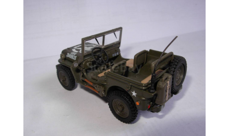 модель 1/43 джип Willys Jeep Hongwell металл 1:43, масштабная модель, scale43, Bauer/Cararama/Hongwell