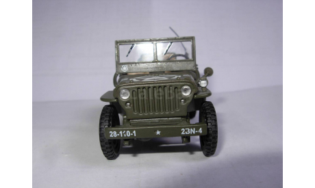модель 1/43 джип Willys Jeep Hongwell металл 1:43, масштабная модель, scale43, Bauer/Cararama/Hongwell