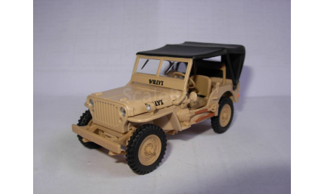 модель 1/43 джип Willys Jeep Hongwell металл 1:43, масштабная модель, scale43, Bauer/Cararama/Hongwell