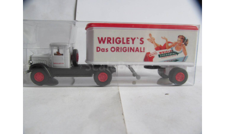 модель 1/64 тягач с полуприцепом Wrigley’s металл 1:64, масштабная модель, scale64