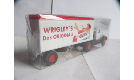 модель 1/64 тягач с полуприцепом Wrigley’s металл 1:64, масштабная модель, scale64