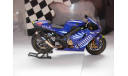 модель 1/12 гоночный мотоцикл Alex Barros Yamaha YZR-M1 Gauloises Tech3 MotoGP 2003 Minichamps 1:12, масштабная модель мотоцикла, scale12