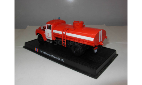 модель 1/57 пожарный автоцистерна ЗиЛ-130 1969 Монголия DelPrado металл 1:57, масштабная модель, scale50, Del Prado