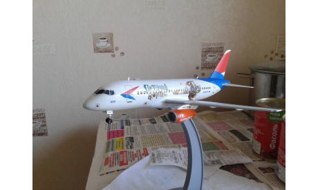 самолет Сухой Суперджет-100 Азимут, масштабные модели авиации, Звезда, scale144