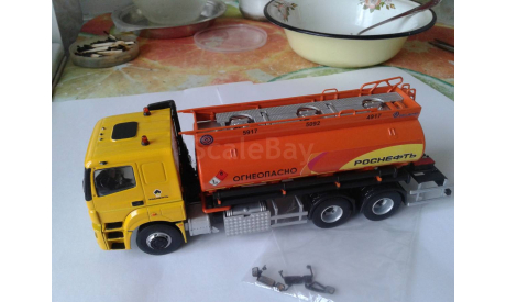 КамАЗ-65207 БЕЦЕМА Роснефть, масштабная модель, AVD Models, scale43