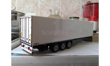 Полуприцеп рефрижератор SCHMITZ, масштабная модель, частный мастер, scale43