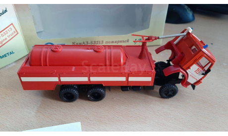 КАМАЗ 53213 пожарный, масштабная модель, Элекон, scale43