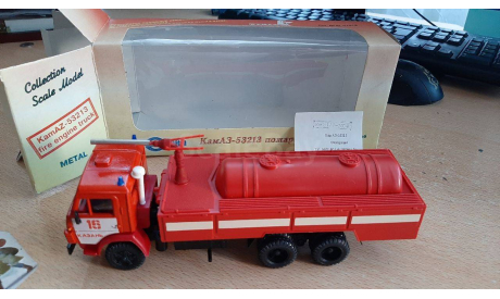 КАМАЗ 53213 пожарный, масштабная модель, Элекон, scale43