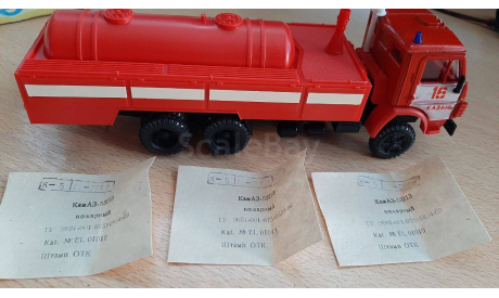 КАМАЗ 53213 пожарный, масштабная модель, Элекон, 1:43, 1/43