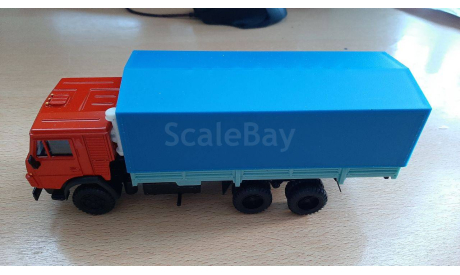 КАМАЗ 53212 с тентом, масштабная модель, Элекон, scale43