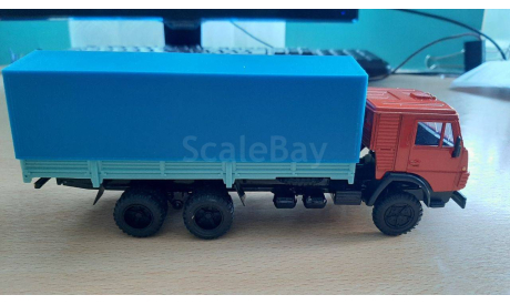 КАМАЗ 53212 с тентом, масштабная модель, Элекон, scale43