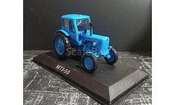 МТЗ-50 трактор колесный - 1972 - голубой - №1  1:43
