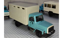 Газ-3307 фургон- ранняя модель с резиновыми шинами!!!  1:43
