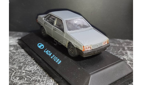 Ваз-21099 - серый - пластик - Россия 1/43, масштабная модель, Агат/Моссар/Тантал, scale43