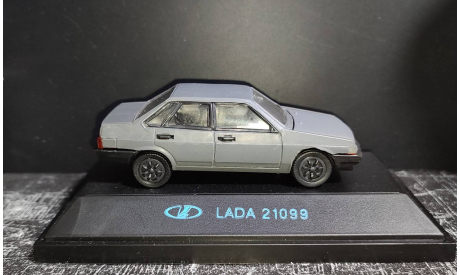 Ваз-21099 - серый - пластик - Россия 1/43, масштабная модель, Агат/Моссар/Тантал, scale43