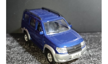 Уаз-3163 патриот - синий 1:43, масштабная модель, Autotime Collection, scale43