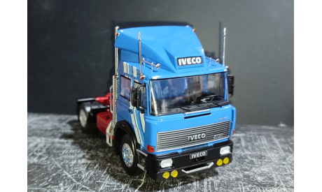 IVECO FIAT TurboStar 190-38 1984 - синий 1:43, масштабная модель, IXO грузовики (серии TRU), scale43