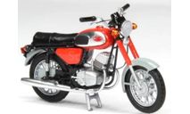 Ява-634 - красный/хром 1/43, масштабная модель мотоцикла, Моделстрой, scale43, Jawa