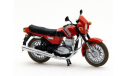 Ява-350-639- красный 1/43, масштабная модель мотоцикла, Моделстрой, scale43, Jawa