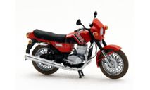 Ява-350-639- красный 1/43, масштабная модель мотоцикла, Моделстрой, scale43, Jawa