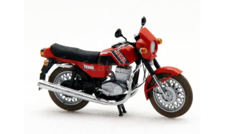 Ява-350-639- красный 1/43, масштабная модель мотоцикла, Моделстрой, scale43, Jawa