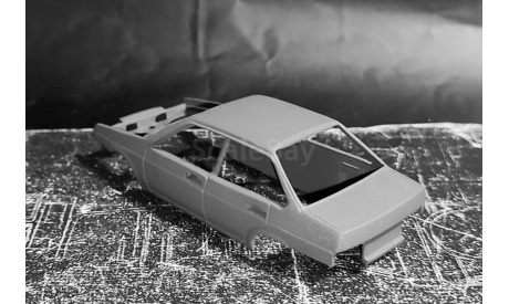 Ваз-21099 - кузов - транскит - необработанный 1/43, масштабная модель, SSSR (ALPA models), 1:43