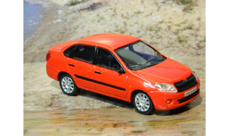 ваз-2190 ’гранта’ - красный 1:43, масштабная модель, carline, 1/43