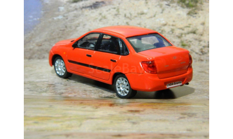 ваз-2190 ’гранта’ - красный 1:43, масштабная модель, carline, 1/43