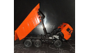 КАМАЗ-65115 ранний серийный (версия 2) самосвал - оранжевый 1:43, масштабная модель, ALPA models, scale43
