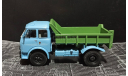 МАЗ-503А самосвал - голубой/зелёный 1:43, масштабная модель, Наш Автопром, 1/43